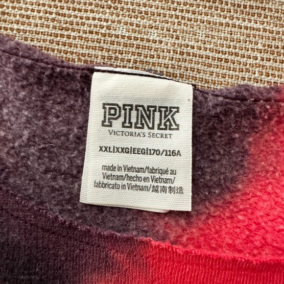 Victoria’s Secret PINK cropped zebra sweatshirt - Picture 3 of 3